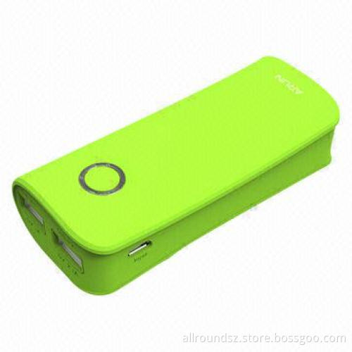 18650 Power Bank with Dual USB Port, Can Charge iPhone 5S/iPad